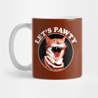 Let's Pawty | Funny Saying For cat Lovers Mug